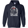 Image of La chemise de chien de meute afghane ne peut pas voir les amants de chien mignons Haters placer la balle sur le tee