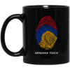 Image of Armenian Flag Fingerprint T-shirt Armenia Flag Shirt