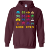 Image of "Game Over" retro alien invaders tshirt 80s 8-bit video game