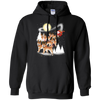 Image of Akita Dog Merry Christmas T Shirt