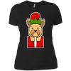 Image of Christmas Yorkshire Terrier Dog T-Shirt, Puppy Xmas Gift
