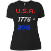 Image of America Independence Day Freedom 4th July Apparel T-Shirt