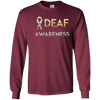 Image of American sign language Deaf Awareness T shirt