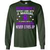 Image of Alzheimer's comes with a daughter who never gives up t shirt