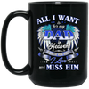 Image of All I Want Is For My Dad In Heaven Tshirt For Men