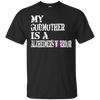 Image of Alzheimer's Awareness Tshirt For Godmother Purple Ribbon Tee