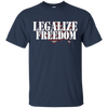 Image of American Flag Legalize Freedom T-Shirt