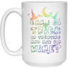 Image of Adult Trick Or Treating For Wine Rainbow T-Shirt