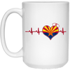 Image of Arizona Nurse Heartbeat T-shirt Semaine nationale des infirmières