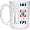 Image of American Costa Rica Patriotic Flag T-shirt