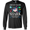 Image of Assistant Teacher Shark Doo Doo Doo T-Shirt Gift