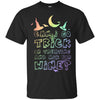 Image of Adult Trick Or Treating For Wine Rainbow T-Shirt