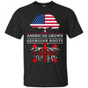 Image of American Grown with Georgian Roots - Georgia T-Shirt