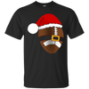 Image of Santa Football Christmas Sports T-Shirt