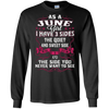 Image of Comme une fille de juin j'ai 3 côtés - né en juin Tshirt