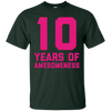 Image of 10th Birthday Shirt Gift Girls Age 10 Ten Year Old Girl Tee