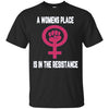 Image of A womens place is in the resistance long sleeve shirt