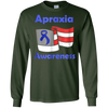 Image of Apraxia Awareness American Flag T shirt
