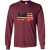 Image of American Camper U.S. Flag Patriotic Camping T Shirt