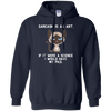 Image of Sarcasm is an art...Funny cute sarcastic cat t-shirt