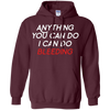 Image of Anything You Can Do I Can Do Bleeding Feminist Gift T Shirt
