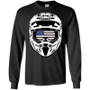 Image of American Flag Moto / Snowmobile Helmet T-Shirt