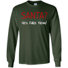 Image of Santa Fake News T-Shirt Trump Joke Funny Christmas Gift