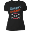 Image of Chuck's Garage funny long sleeve tee shirt