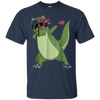 Image of T-Couronne de fierté américaine dinosaure les Etats-Unis tamponnant le T-shirt drôle