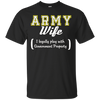 Image of Army Wife Funny T Shirt