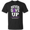 Image of Alzheimer's Awareness Never Give Up Long Sleeve T-Shirt