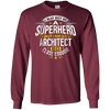 Image of Architect T Shirt Gift Idea Superhero Architect T-Shirt