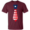 Image of 4th of July T-Shirt-Cute Fourth of July American Necktie Tee