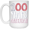 Image of 100 Years American 100th Birthday Long Sleeve Shirt
