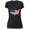 Image of American Flag LS T-Shirt 4th of July America Graphic Tee