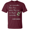 Image of Alzheimer awareness t-shirt for family member and friends