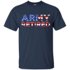 Image of Army Retired T-Shirt Military U.S. Army Retirement Gift