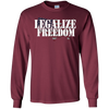 Image of American Flag Legalize Freedom T-Shirt