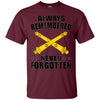 Image of Always Remembered Never Forgotten T-shirt