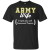 Image of Army Wife Funny T Shirt