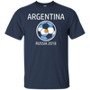 Image of T-shirt de football à manches longues de l’équipe d’Argentine de football 2018