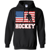 Image of Tshirt de hockey de drapeau américain patriotique