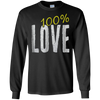 Image of 100% Love Lovely Design Fun Shirt