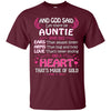 Image of And God Said Let's there be Auntie T Shirts