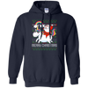 Image of Santa Riding Unicorn Merry Xmas Gift Tshirt