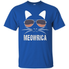 Image of "Meowrica" Patriotic Cat T-Shirt