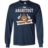 Image of Architect pooped today, Gift designer architecture t shirt