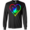 Image of American Sign Language Tshirt I love you - Rainbow - Pride