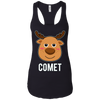 Image of T-shirt Santa Reindeer Comet T-shirt Costume de groupe de Noël