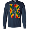 Image of Africa map regae rasta colors Africa map t-shirt